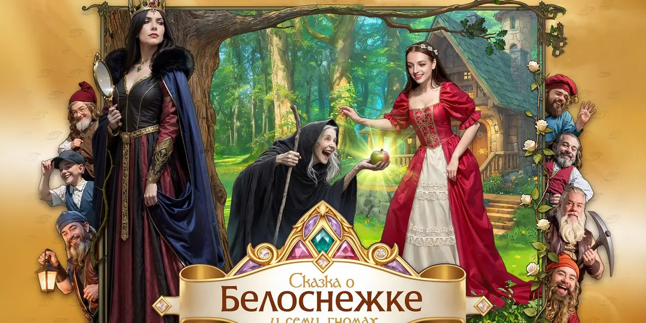 Сказка о Белоснежке и семи гномах